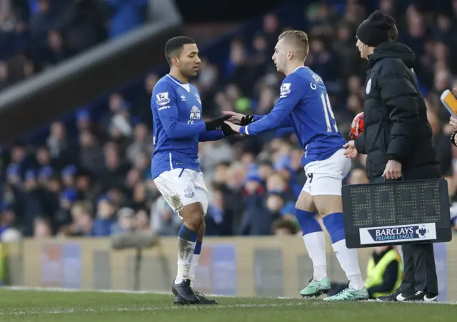 Aaron Lennon and Gerard Duelofeu