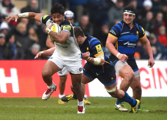 Amanaki Mafi of Bath runs