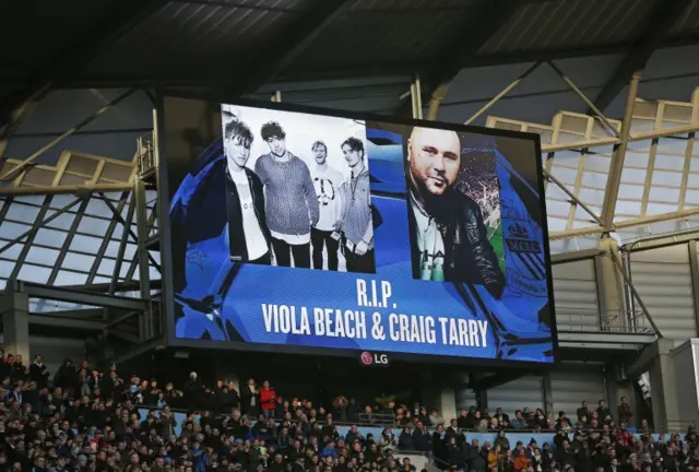 A minutes applause for Viola Beach and Craig Tarry