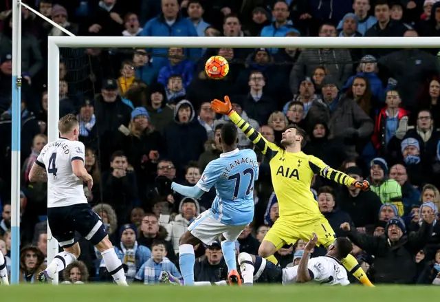 Kelechi Iheanacho scores