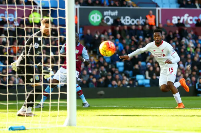 Daniel Sturridge scores