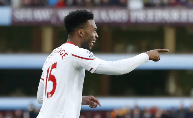 Daneil Sturridge celebrates