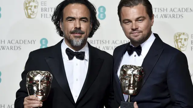 Alejandro G Inarritu and Leonardo DiCaprio