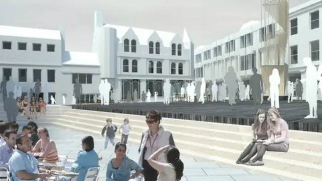 Artists impression of Ipswich Cornhill