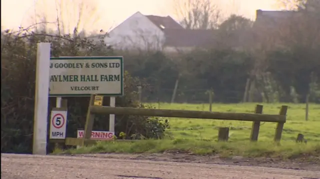 A view of Aylmer Hall Farm in west Norfolk