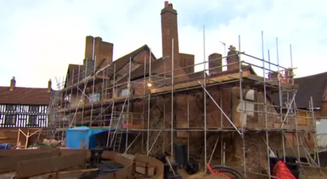 William Shakespeare's former home in Statford-upon-Avon