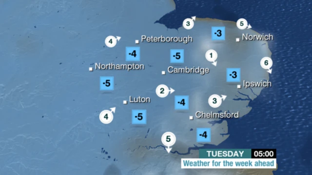 Overnight weather map