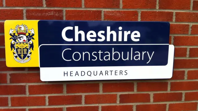 Cheshire Police HQ sign