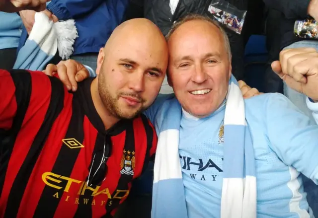 Craig Tarry (left) and his father Colin Tarry