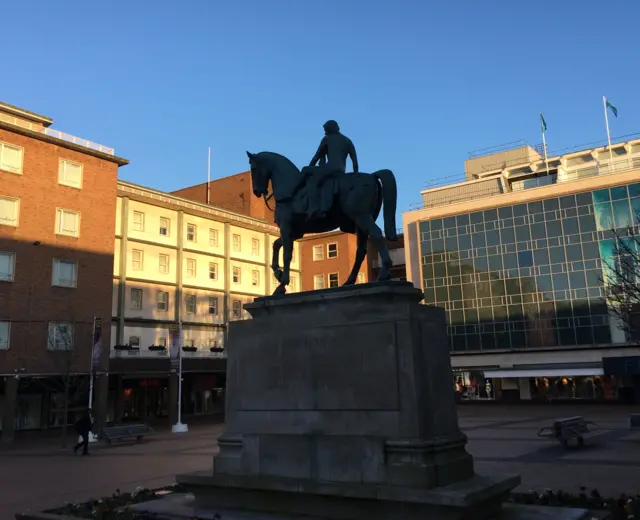 Godiva statue in Coventry