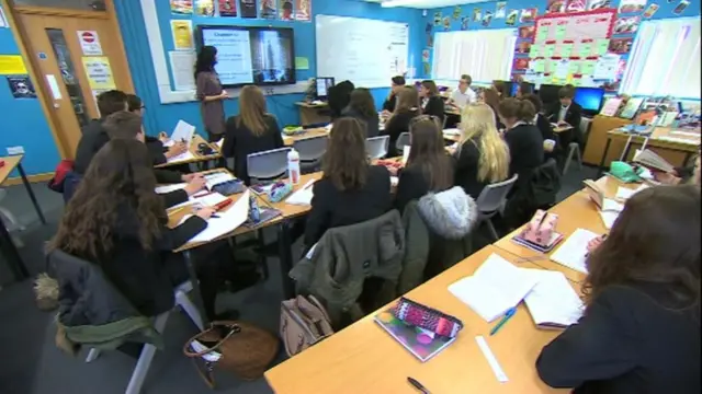 Children in a classroom