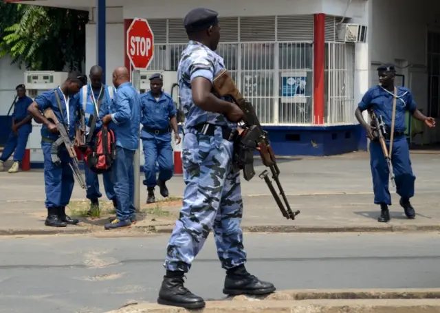 security forces in bujumbura