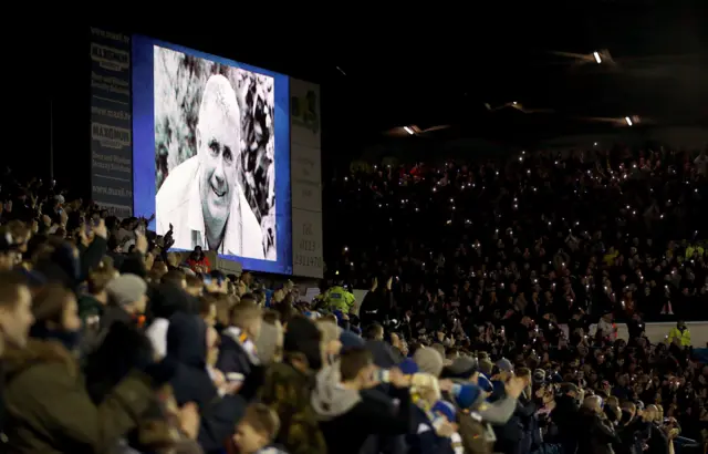 Middlesbrough fans pay tribute to Ali Brownlee at match