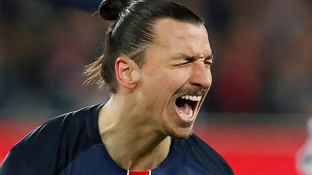 PSG's Zlatan Ibrahimovic