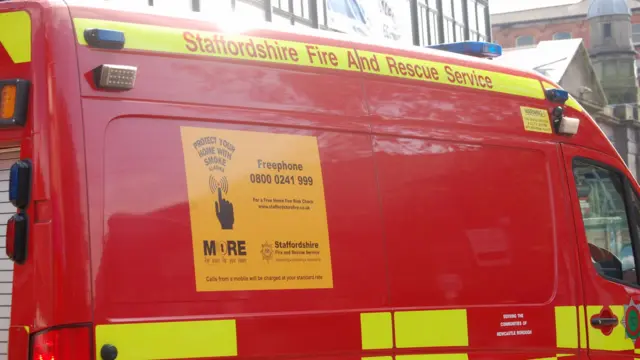 Staffordshire Fire and Rescue Service van