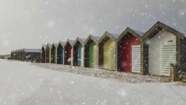 Blyth Beach in Northumberland