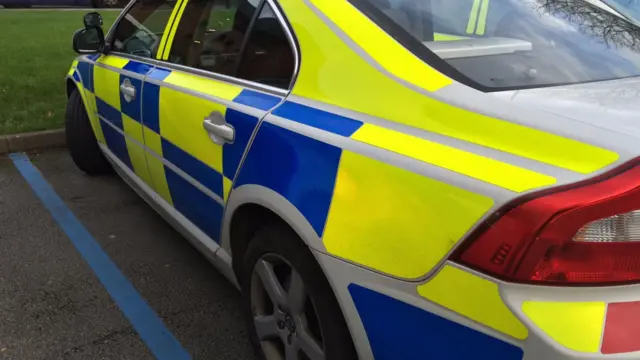 Staffordshire Police car