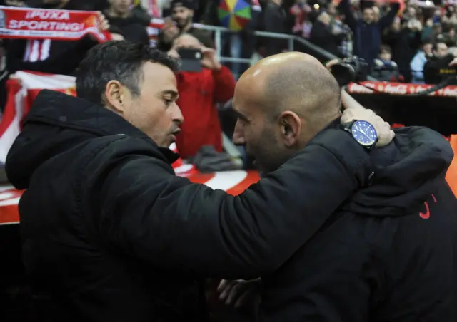 Luis Enrique and Abelardo