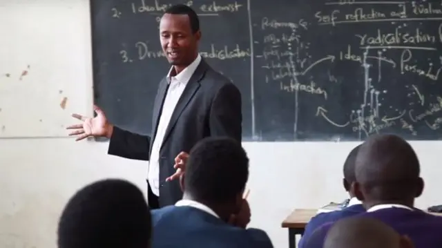 Kenyan teacher Ayub Mohamud