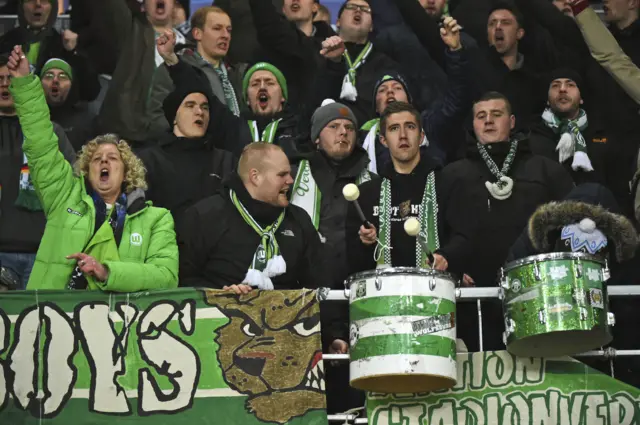 Wolfsburg fans