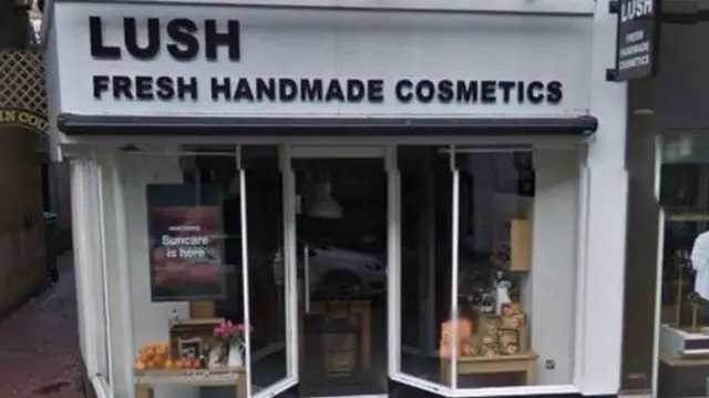 Lush store in Oxford