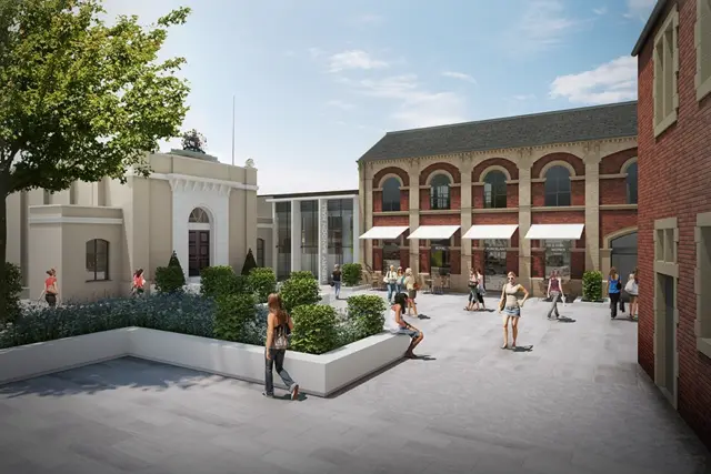 Artist's impression of new arts quarter