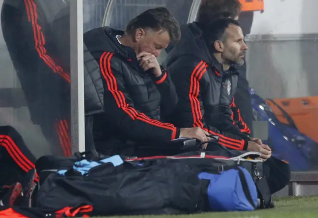 Louis van Gaal and Ryan Giggs