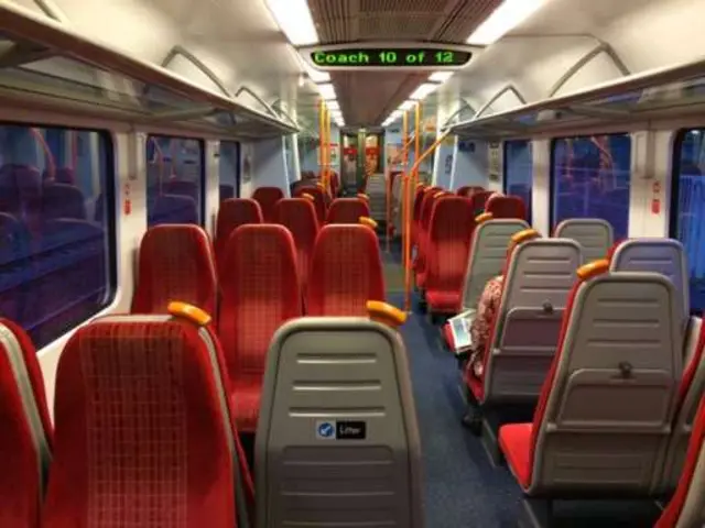 Train at Woking station