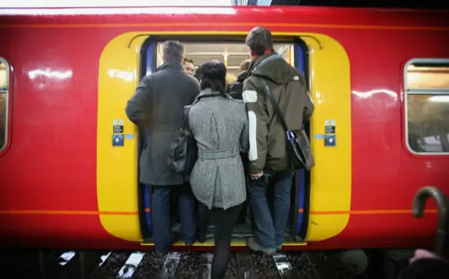 Overcrowded train