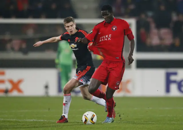 Paul Onuachu and Paddy McNair