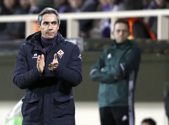 Paulo Sousa follows the action