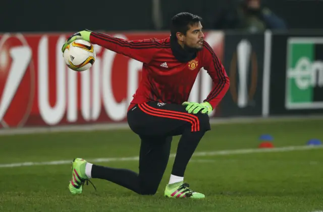 Manchester United's Sergio Romero