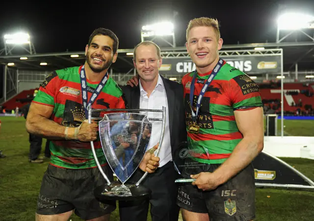 South Sydney celebrate last year's win