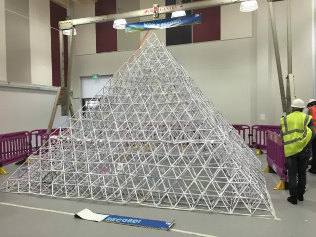 Completed pyramid