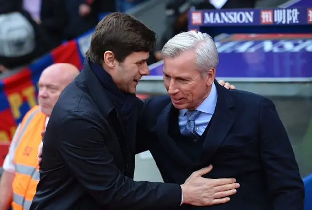 Mauricio Pochettino and Alan Pardew