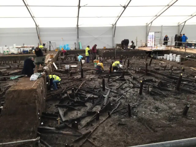 Dig site at Whittlesey