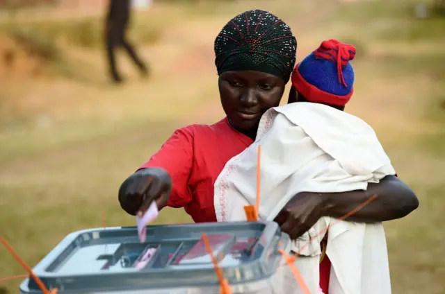 Ugandan voter