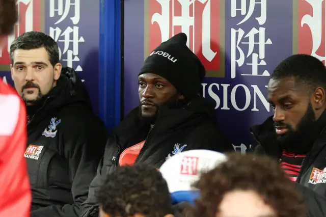 Emmanuel Adebayor of Crystal Palace