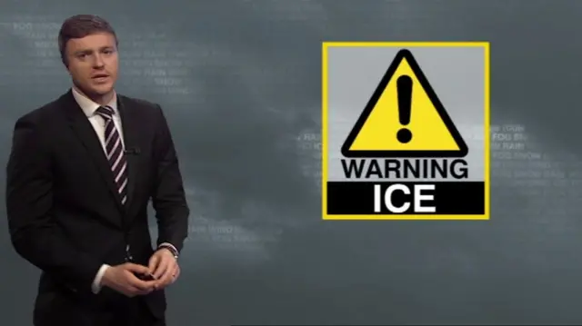 Ice warning