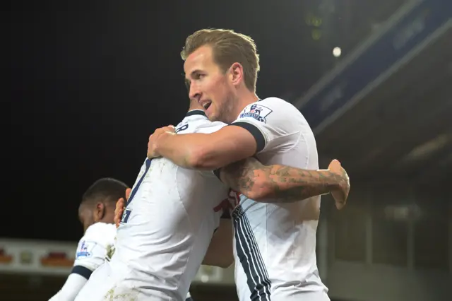 Harry Kane celebrates