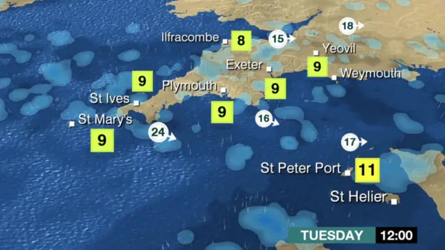Weather map