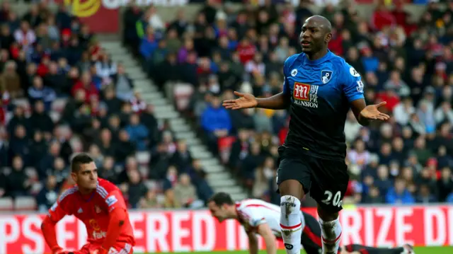 Benik Afobe celebrates