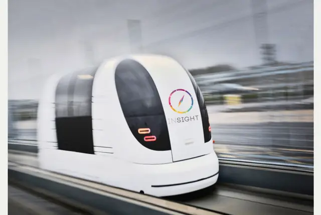 An artist’s impression of the new driverless vehicles