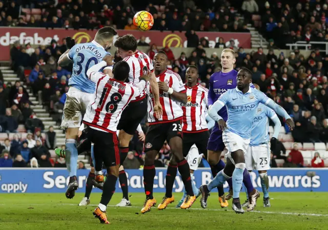 Sunderland 0-1 Man City