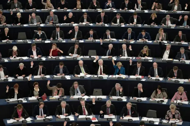 European Parliament in Strasbourg