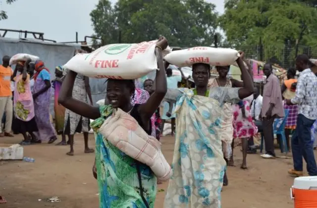 South Sudan displaced