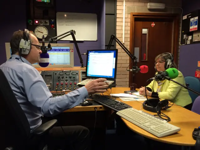 Sue Noyes in the studio