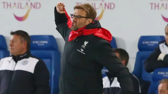 Jurgen Klopp reacts