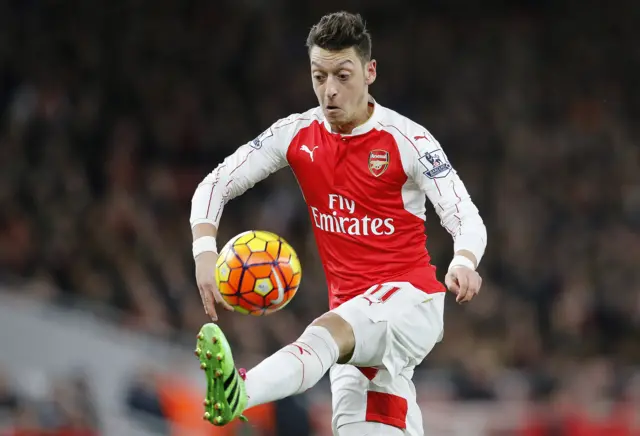 Mesut Ozil of Arsenal