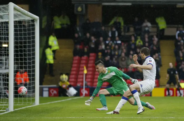 Scott Wootton scores an own goal